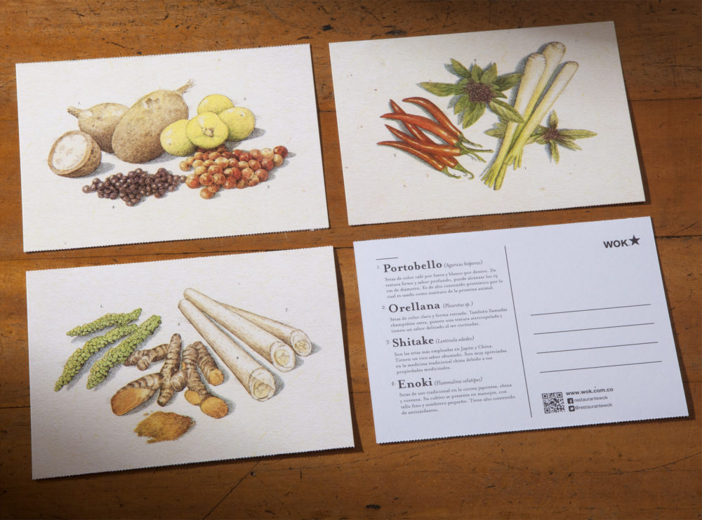 LIP | Proyecto Wok - Postales ingredientes