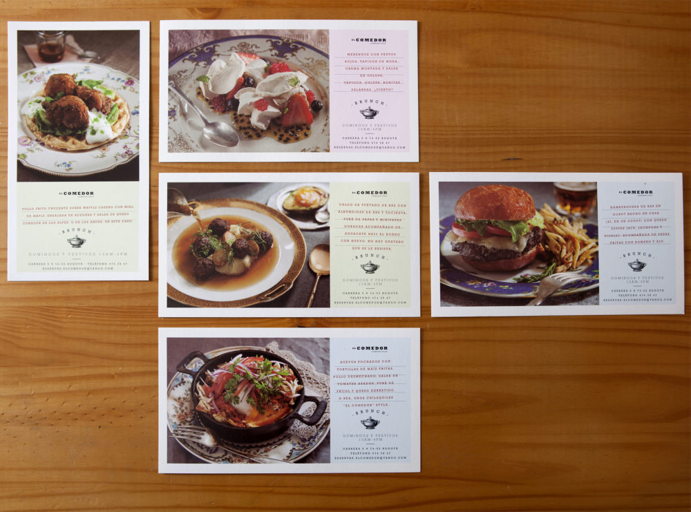 LIP | Proyecto El Comedor - Identidad visual y postales