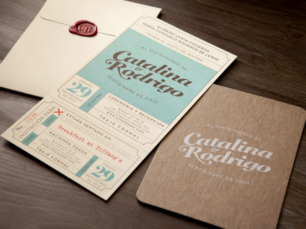 LIP | Proyecto Rodrigo y Catalina	- Invitación de matrimonio