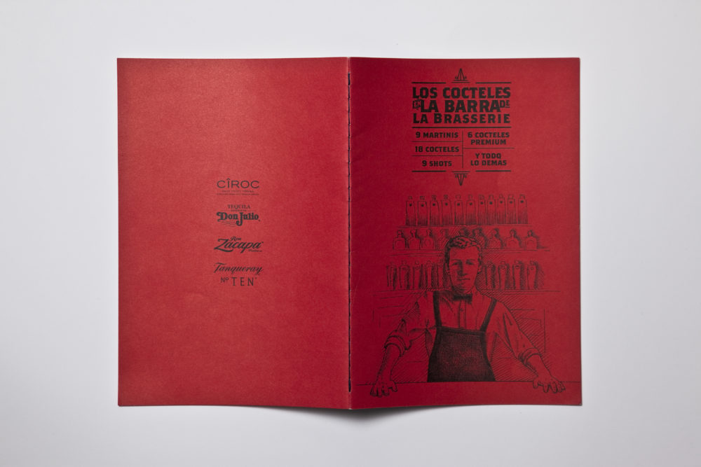 LIP | Proyecto Brasserie - Logotipo y Menús