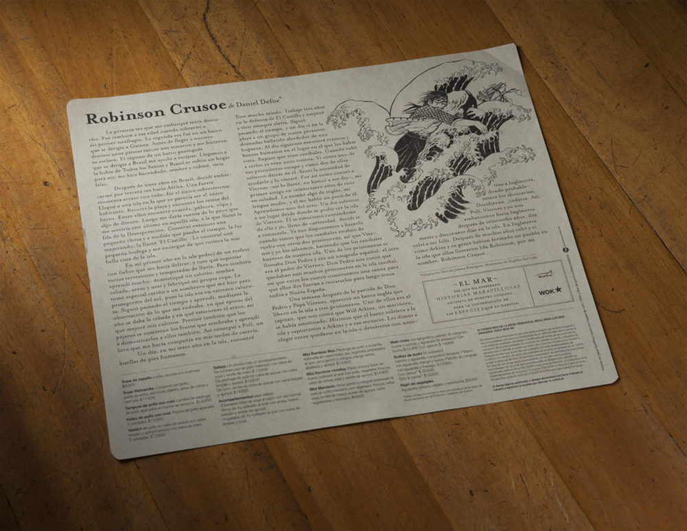 LIP | Proyecto Wok - Individuales niños - Cuentos del mar