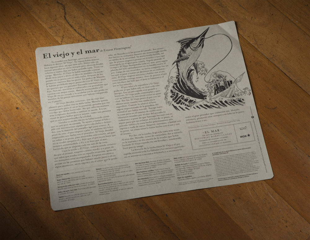 LIP | Proyecto Wok - Individuales niños - Cuentos del mar